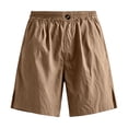 thumbnail image 6 of ByworldtasicNo Boundaries Wide Leg Cotton Shorts for Women Elastic High Waisted Pleated Casual Loose Bermuda Shorts, 6 of 6