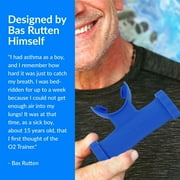 Bas Rutten O2 Inspiratory Muscle Training Device for Improving Diaphragmatic Breathing - Portable Lung Muscle and Respiratory Power Training Device - High Altitude Breathing Trainer - Green