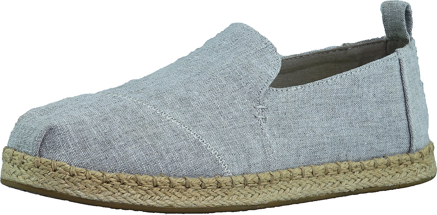 grey canvas slip on shoes