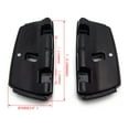 thumbnail image 3 of HTTMT- Black Hana Square Passenger Footboard Compatible With Harley 1986-2019 Touring Road King Road Glide (See Fitment), 3 of 7