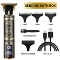 thumbnail image 5 of LCD Professional Hair Clippers Beard Trimmer Men Hair Cutting Cordless Barber Shaving Machine, 5 of 7