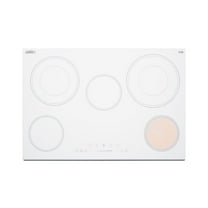 30" Wide 208-240V 5-Burner Radiant Cooktop, White