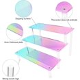 thumbnail image 3 of RICIPUSO Acrylic Display Stand, 3-Tier Iridescent Risers for Funko POP Figures, Cupcakes, Dessert, Ornament Display, Perfume Organizer, 3 of 7