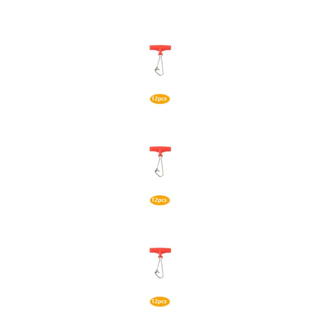 Eigraketly 12 piezas de conector de diapositivas de de línea de pesca con broches de presión de agua salada Type1 NO1