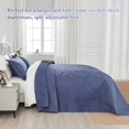 thumbnail image 4 of Oversized King Bedspreads, California King Quilt Sets, Extra Wide Large King Size Quilts for Bed, Lightweight Reversible Microfiber 3Pieces Cal King Quilt, 4 of 7