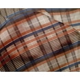 thumbnail image 4 of oneOone Silk Tabby Rust Brown Fabric Madras Check Craft Projects Decor Fabric Printed By The Yard 42 Inches Wide, 4 of 4