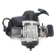 2 Stroke Engine Motor 49CC Racing Complete Engine Motor Pull Start Motorized Bike Engine Kit for Pocket Bike Mini Dirt Bike ATV Scooter