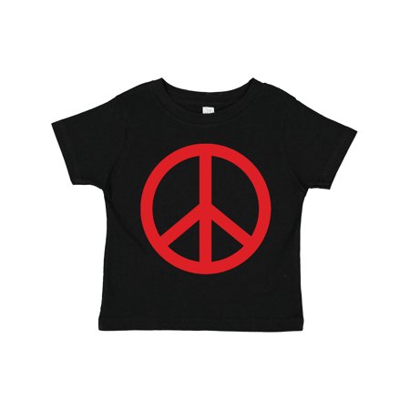 

Inktastic Fun Red Peace Sign Gift Toddler Boy or Toddler Girl T-Shirt