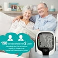 thumbnail image 4 of Blood Pressure Monitors - BDUN Automatic Blood Pressure Machine Wrist BP Monitor Cuff with Heart Rate, Memory and Carrying Case, 4 of 9