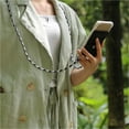 thumbnail image 3 of Cadorabo Lanyard Silver Necklace Case for Apple iPhone 8 PLUS / 7 PLUS / 7S PLUS TPU Silicone Cover Back Case, 3 of 8