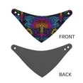 thumbnail image 6 of Kll Indian Mandalas Dragonfly Dog Bandanas,Triangle Reversible Pet Scarf For Small Medium Large And Extra Large Dogs-Small, 6 of 7