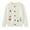 White, variant on NAISIBABY Girls Cardigan Sweater, Long Sleeve Button-Up Christmas Embroidery Fall Winter Knit Tops Outwear Red 8T
