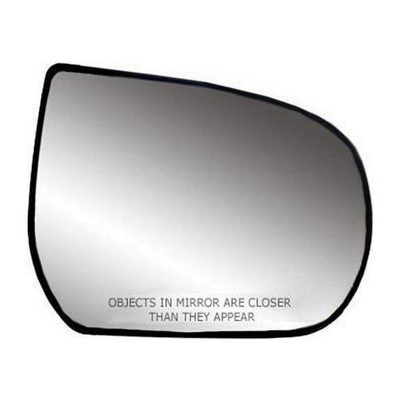 80254 - Fit System Passenger Side Non-heated Mirror Glass w/ backing plate, Ford Escape 01-07, Mercury Mariner 05-07, 2 5/ 16" x 7 3/ 8" x 7 3/ 8"