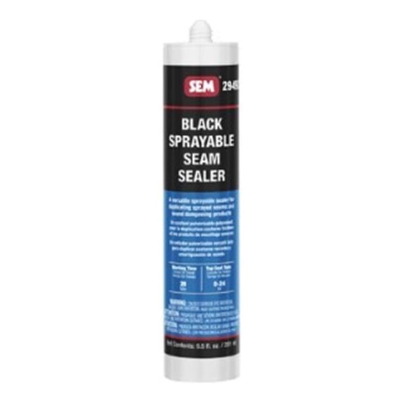 SEM Products SE29492 1 K Sprayable Seam Sealer - Black