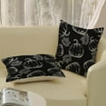 thumbnail image 6 of Fall Pillow Covers 16x16 Black Cream Pumpkin Decor Throw Pillows Case for Couch Maple Leaves Autumn Harvest Thanksgiving Farmhouse Outdoor Decorative Cushion Cases for Sofa Bed Set of 2, 6 of 6