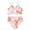 Orange, variant on MZXELPRJD Girls Swim Coverup Cartoon Letter Girl Toddler Clothes Print 2pc Swimsuits for Bathing Suits for Girls Bikini for Teens 14-16