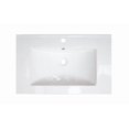 thumbnail image 2 of American Imaginations 24.25-in. W 1 Hole Ceramic Top Set In White Color - Drain Incl. AI-32547, 2 of 8