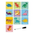 thumbnail image 1 of Tarjetas de práctica de rastreo Hugo Rompecabezas a juego de animales Juguetes de aprendizaje preescolar para guarderías de 1 2 Dinosaurio, 1 of 9