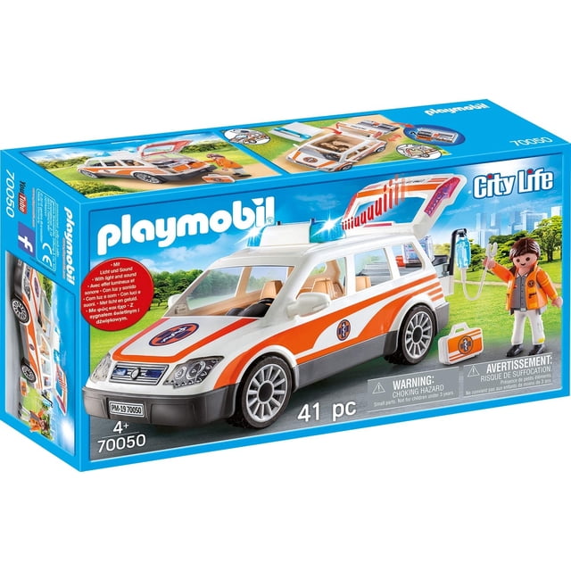 Coche de emergencia Playmobil con sirena