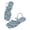 A-Blue82, variant on Womens Flat Slide Minimalist Crisscross Thin Strap Ladies Sandals Summer Sleek Street Everyday Casual Outdoor Walking Sandals
