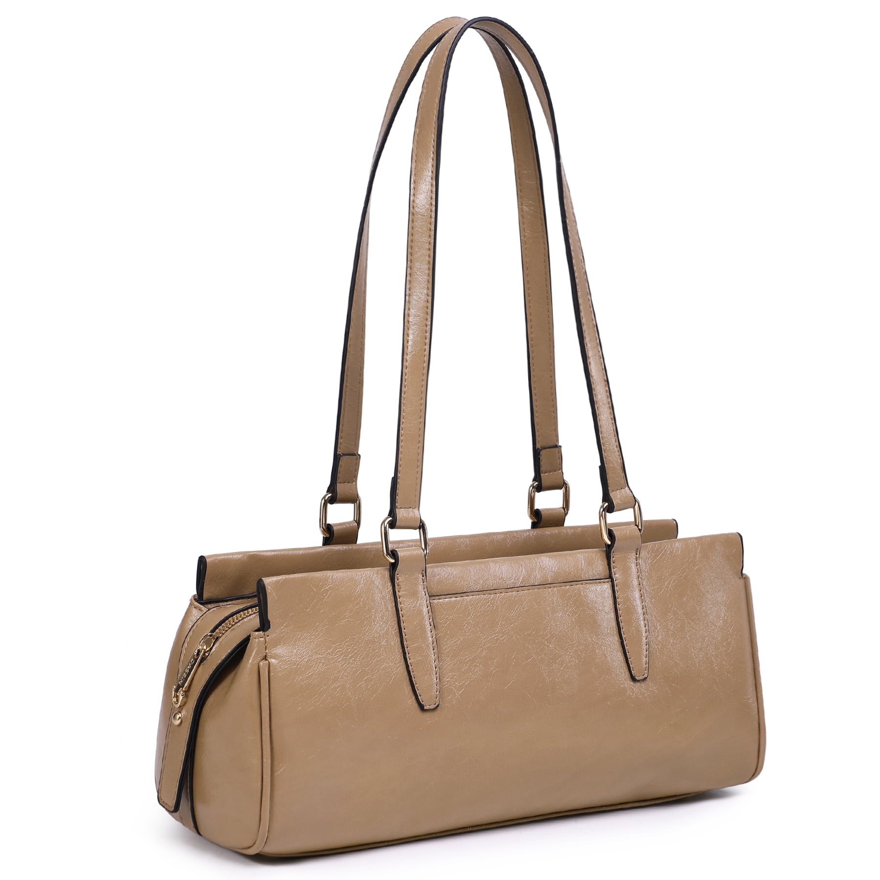 Dasein Hobo Bags for Women Soft Vegan Leather Shoulder Handbags Purses with 3 Compartments, Multi Pockets