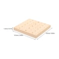 thumbnail image 4 of VERDANVERSE Adjustable Clay Model Stand Action Figures Accessories Wood Display Board 1Set, 4 of 6
