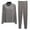 Dark Gray, variant on cfhntfmh Womens Pajama Sets Casual Soft Long Sleeve High Neck Padded Warm Tops and Pants Loungewear Sleepwear 2 Piece Pjs Sets