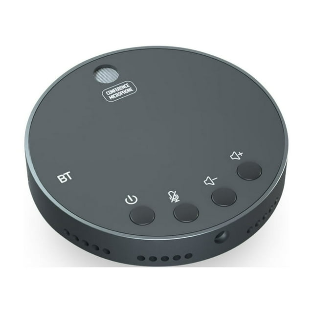 MesaSe Haut-Parleur de Conférence USB de Bureau BT Microphone Condensateur Omnidirectionnel à 360° Prêt à l'Emploi pour PC Ordinateur Micro avec