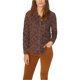 thumbnail image 1 of Sanctuary Clothing - Camisa con botones florales para mujer, color marrón, XS, 1 of 1