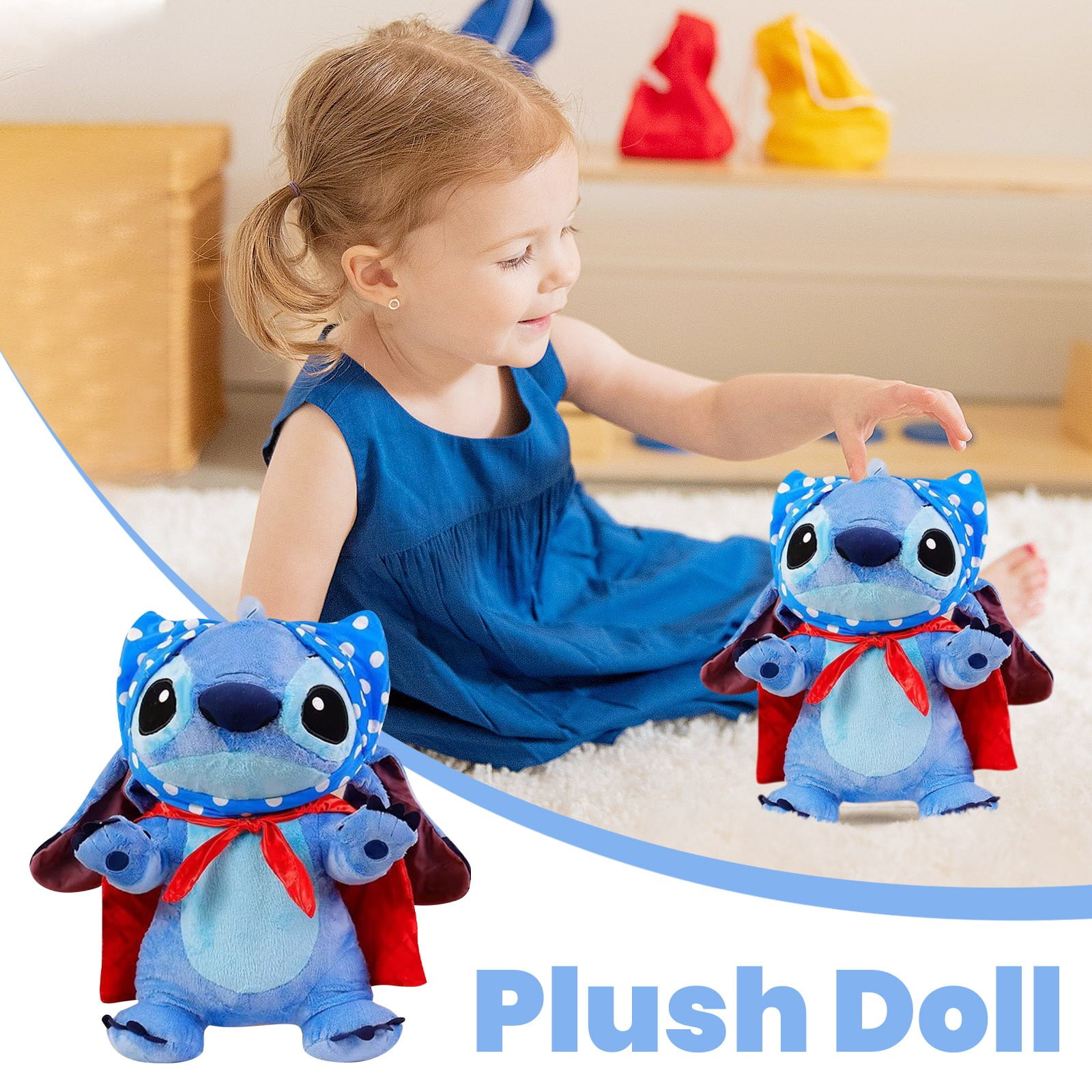 Disney Stitch Comfort Weighted Plush Stitch, 10-inch Stuffed Animal ...