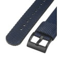 thumbnail image 5 of Uxcell Black Blue Nylon Striped Watchband 18mm Width Soft Nylon Strap with Black Buckle, Canvas Watch Band, 5 of 6