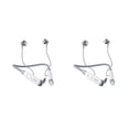 thumbnail image 3 of Auricular Cateissary para colgar en el cuello Bluetooth 5.0 Estéreo Control de botón Reemplazo Blanco Tipo 1 2Conjunto, 3 of 6