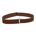 thumbnail image 5 of Fashion Women Stretch Belt Adjustable Comfortable Invisible Belts for Pants Dark Brown, 5 of 8