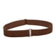 thumbnail image 5 of Cinturón elástico invisible para mujeres y hombres, ajustable, con hebilla plana. Marron oscuro, 5 of 9