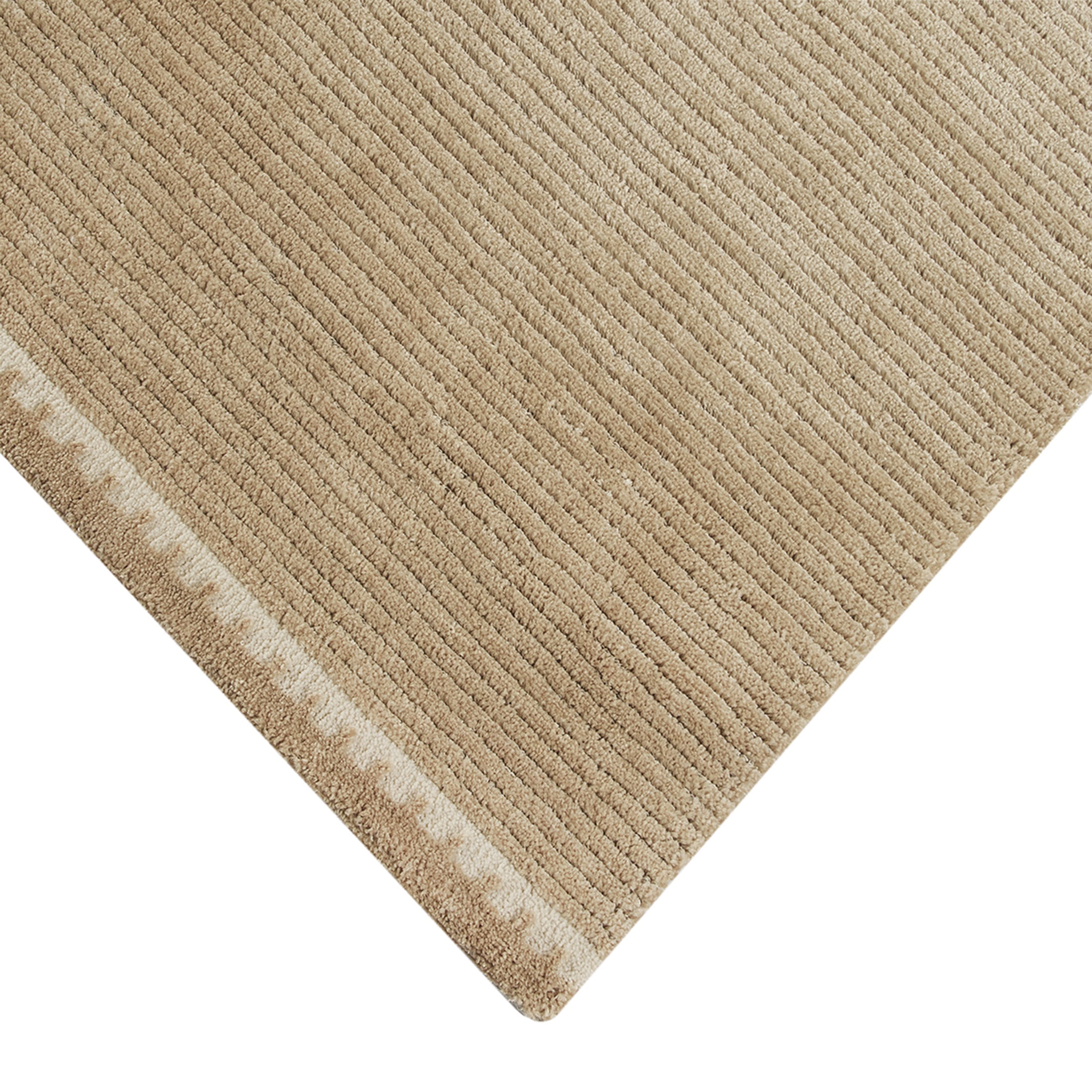 Better Homes & Gardens Tan Coleman Tonal Hem 5' x 8' Area Rug