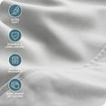 thumbnail image 5 of Bare Home Luxury Bed Sheet Set - Premium 1800 Collection - 6 Piece - Queen, Cloud Gray, 5 of 8