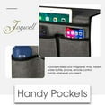 thumbnail image 4 of Bedside Storage Bedroom Organization Bedside Caddy Remote Control Holder 4 Pockets Bedside Organizer Dorm Insert Mattres, 4 of 7