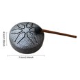 thumbnail image 3 of Instrumentos Percusión Tambor Handpan Lengua Acero 3 Pulgadas Y 6 Notas (), 3 of 3