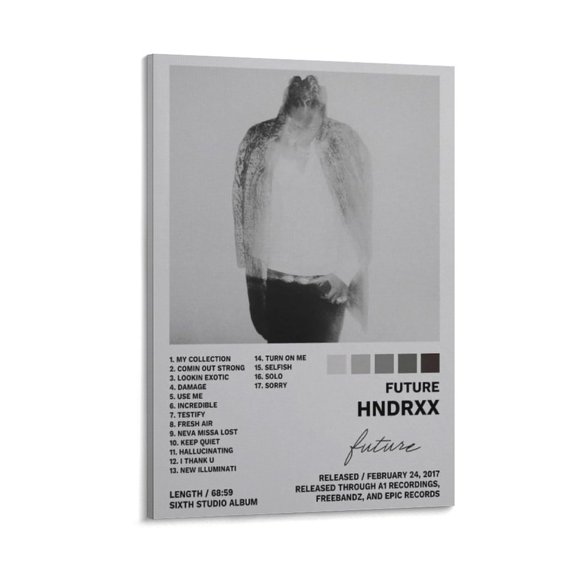 Future Poster Rapper Album Canvas Poster(11) Artworks Canvas Poster Room Aesthetic Wall Art Prints Home Modern Decor Gifts 16x24inch(40x60cm)