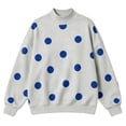 thumbnail image 5 of shoper Girls Polka Dot Drop Shoulder Neck Sweatshirt Cute Casual Fall Winter Girls Neck Pullover, Cute Trendy Outfits for School, Play, and Daily Wear 2-15 Years, 5 of 7