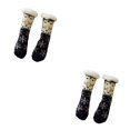 thumbnail image 4 of Qarigey 2X calcetines altos hasta el muslo de invierno dibujos animados Cosplay sobre la rodilla calcetín largo cálido botas accesorios de Alce marino 2piezas, 4 of 6