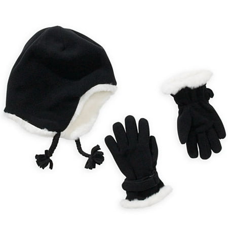 Girls' Fleece Hat & Gloves Set
