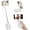 White, variant on Foldable Phone Selfie Stick,360° Rotatable Phone Holder with Aluminum Alloy Telescopic Tube,Wireless Connection & One-Click Shooting for Vlog/Live Streaming/Video Recording/Outdoor Photography Black