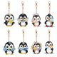 thumbnail image 1 of (LY265) (Diamante Doble Cara 8 Piezas) Llavero Con DIY Animal Pequeño Pingüino, 1 of 9