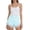 Blue, variant on Uobin Women High Waist Shorts Lace Drawstring Shorts Casual Summer Beach Bottoms Athletic Short