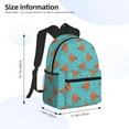 thumbnail image 4 of Lsque Funny Chicken Classic Casual Backpack - Large Capacity Water-Resistant Backpack for School, Work, Travel, and Outdoor Activities, 4 of 8