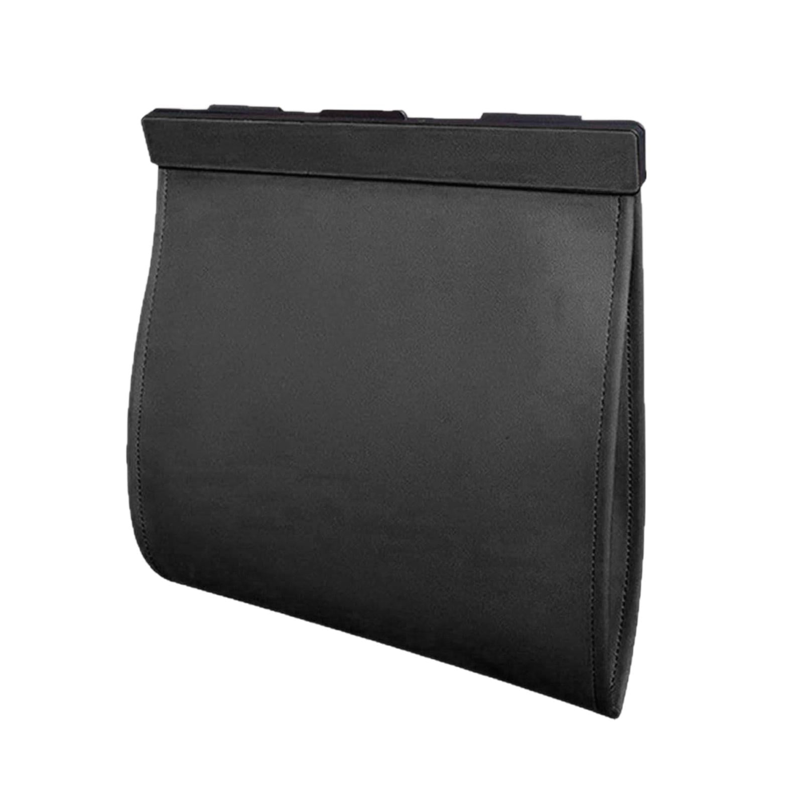 Abbraccia Car Trash Bag Seat Back Storage Bag Automobile Supplies Leakproof Auto Interior Accessories Organizer for Snacks Travel black