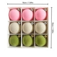 thumbnail image 2 of LEFXSMR Christmas Balls, 9pcs 2.36" Velvet Solid Christmas Ornaments Set, Hanging Christmas Decorations for Xmas Tree Mantel Porch Home Decor, 2 of 5