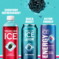 thumbnail image 7 of (5 pack) Sparkling Ice® +Caffeine Zero Sugar Flavored Sparkling Water, Blue Raspberry 16 fl oz, Aluminum Can, 7 of 7