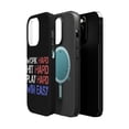 thumbnail image 2 of DistinctInk MagSafe Tough Case for Apple iPhone 15 Pro (6.1" Screen) - Work Hard Hit Hard Play Hard Win Easy - Lightweight Grip, 2 of 6